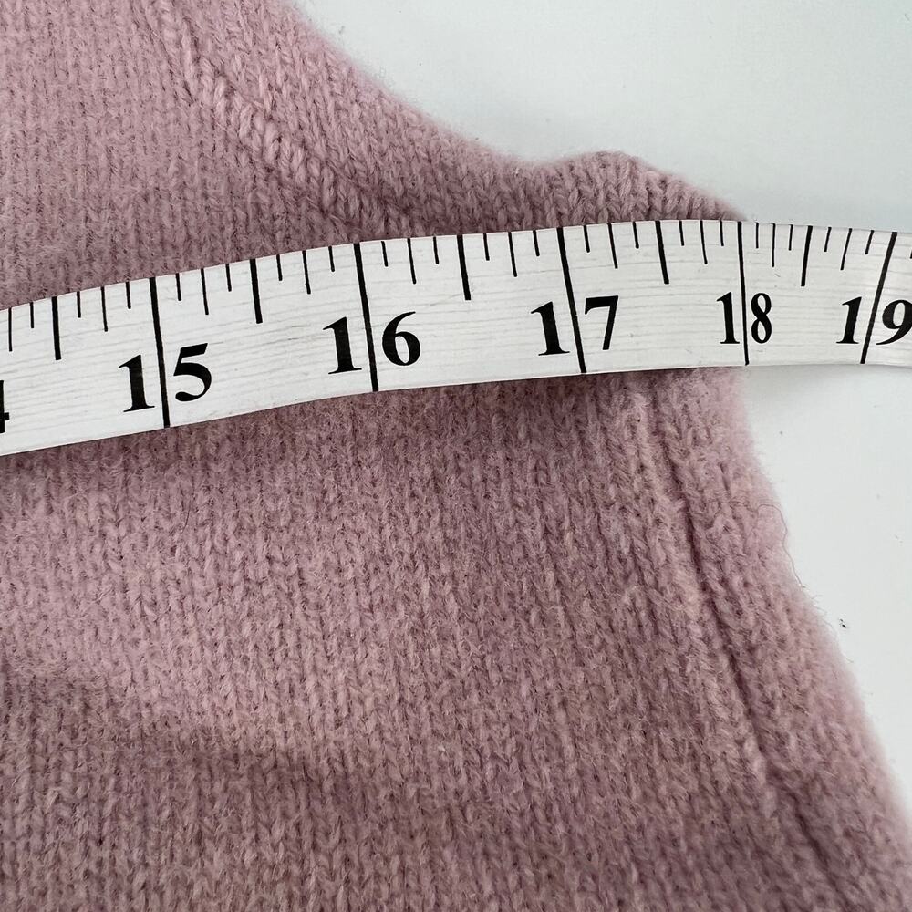 Weekend Max Mara Hooded Wool Sweater Vest Cardigan Pink Full Zip Large READ - Picture 14 of 16